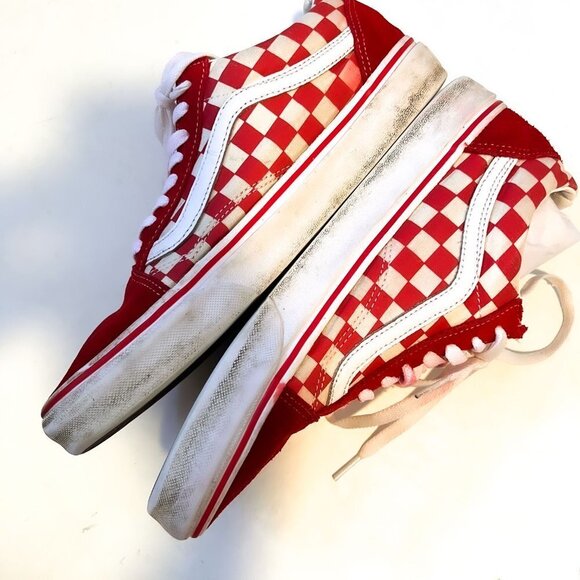 VANS Primary Check Old Skool Shoes Women's 10 Men's 8.5 - Picture 7 of 11